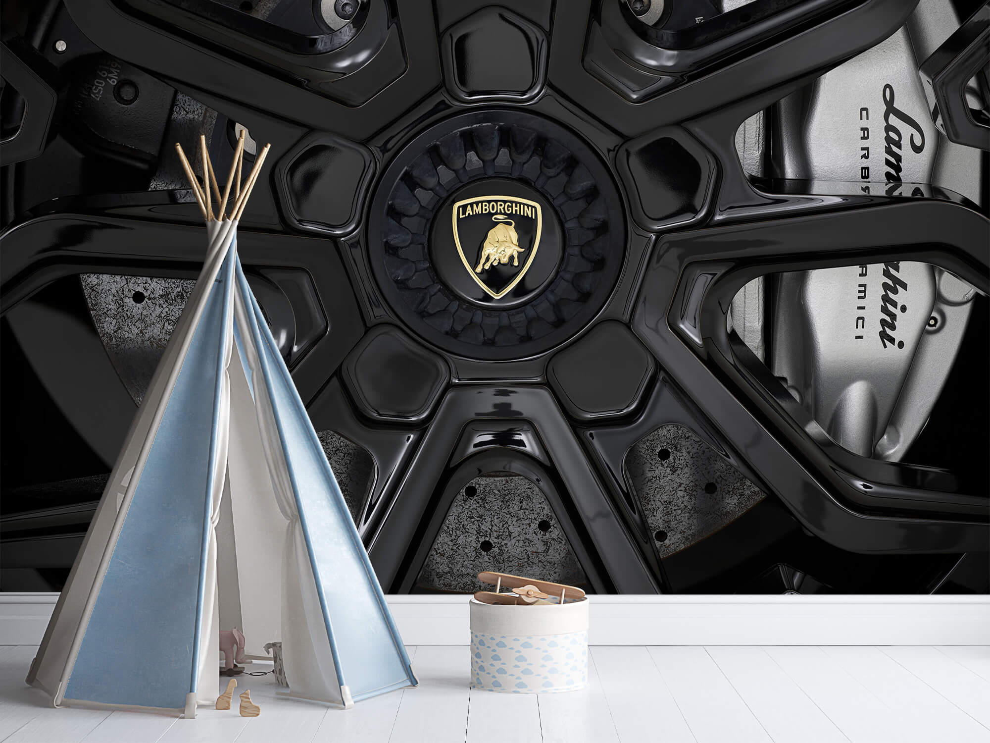 Patrón Papel pintado con Lamborghini Huracán - llanta - Sala de ocio 14