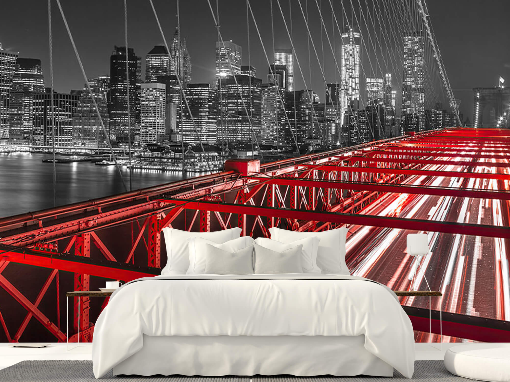  Papel pintado con Puente rojo de Brooklyn - Habitación de adolescentes 15