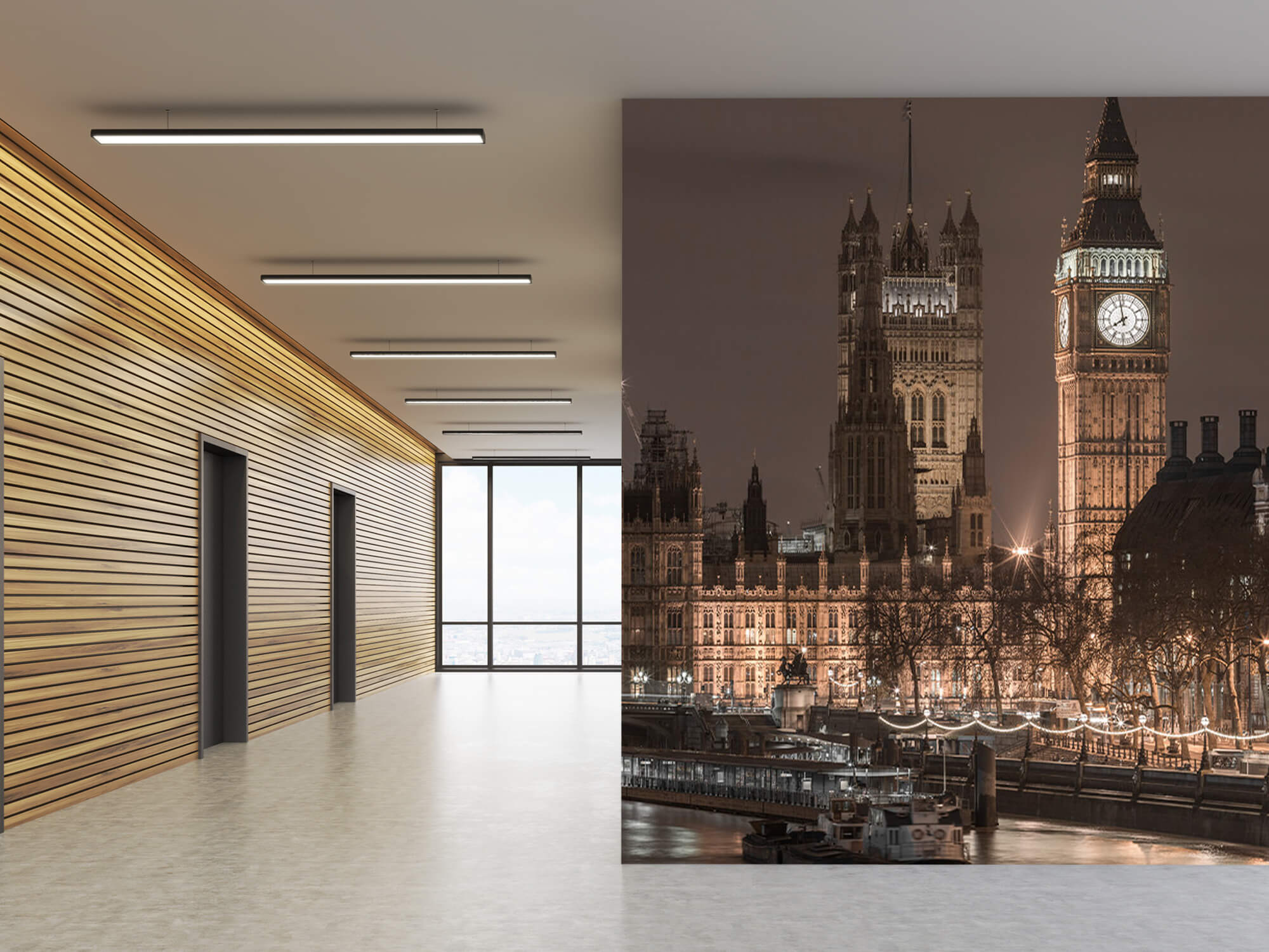  Papel pintado con Big Ben y Abadía de Westminster - Salón 7