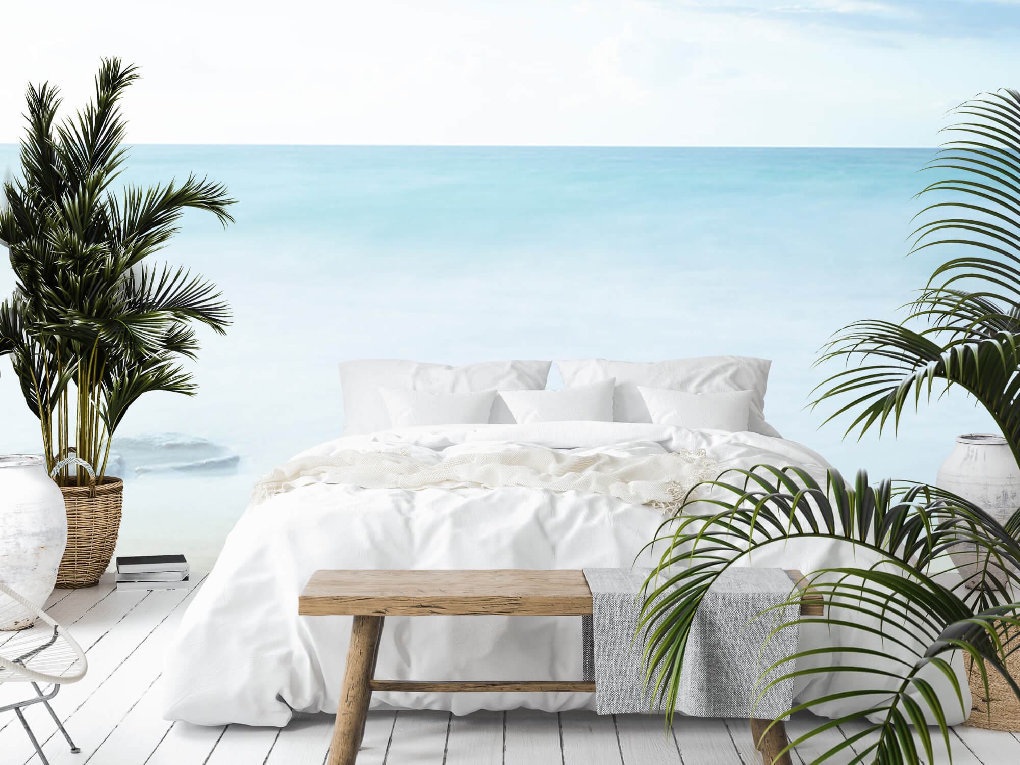  Papel pintado con Playa tranquila - Habitación 11