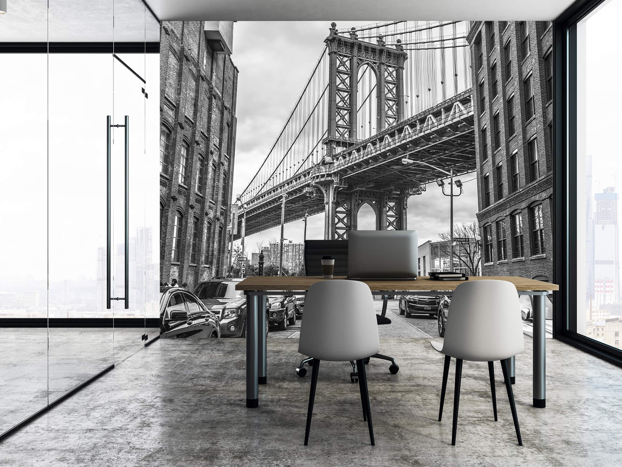  Papel pintado con Puente de Manhattan - Salón 5