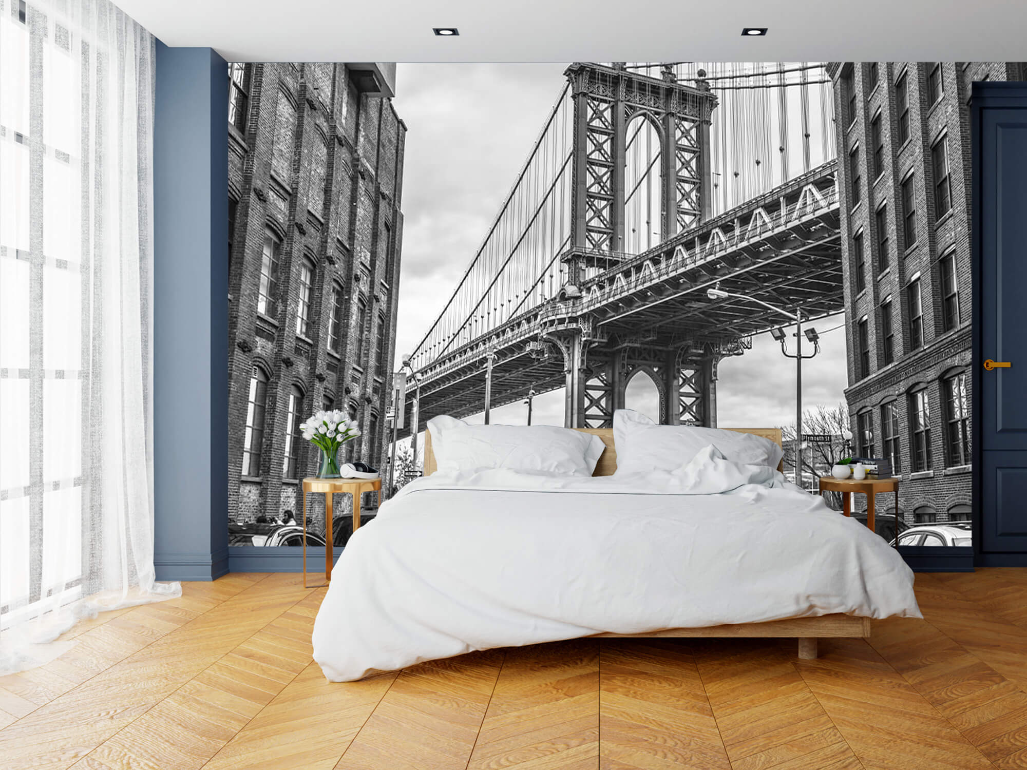  Papel pintado con Puente de Manhattan - Salón 2