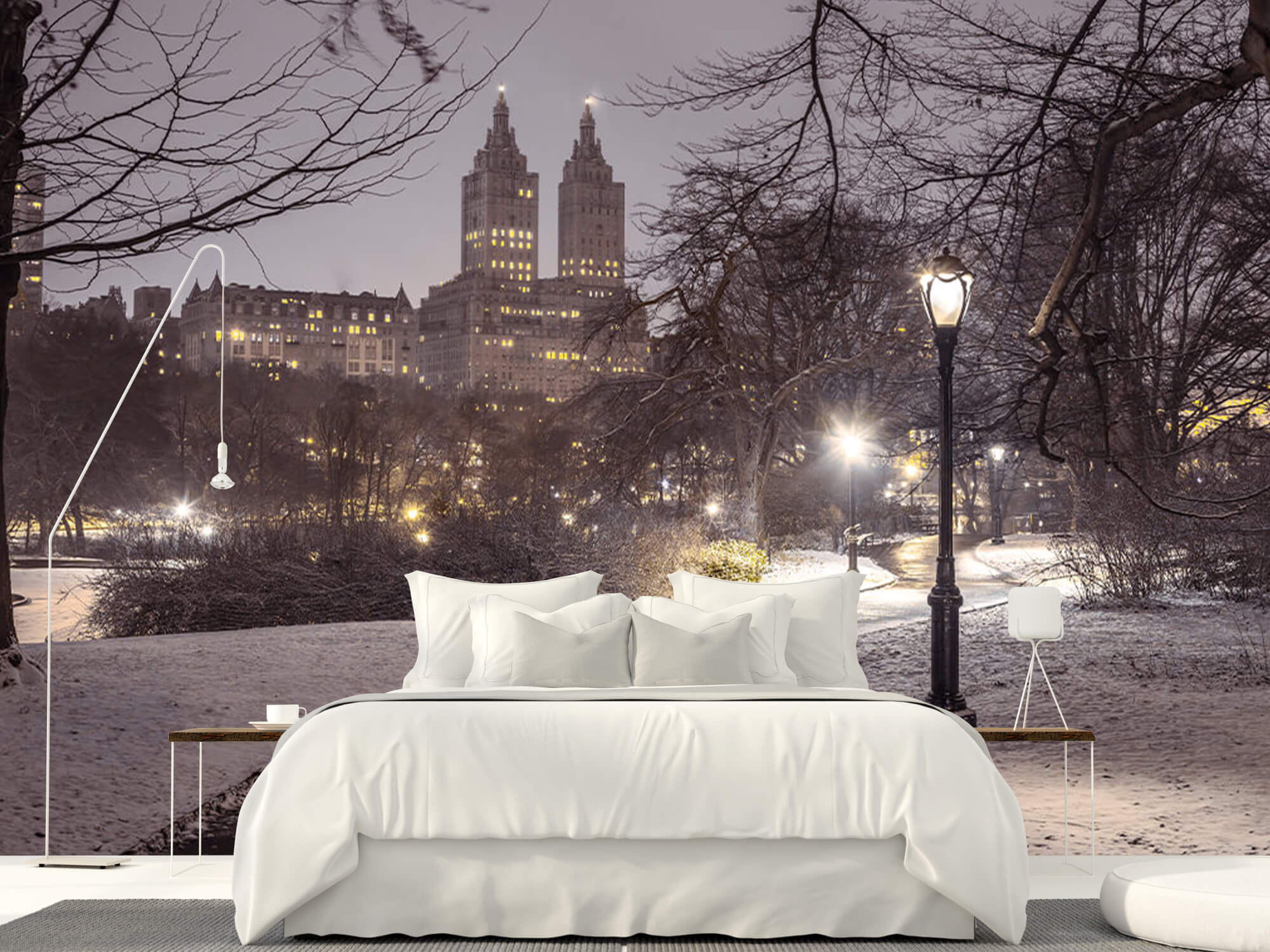  Papel pintado con Central Park nevado - Salón 11