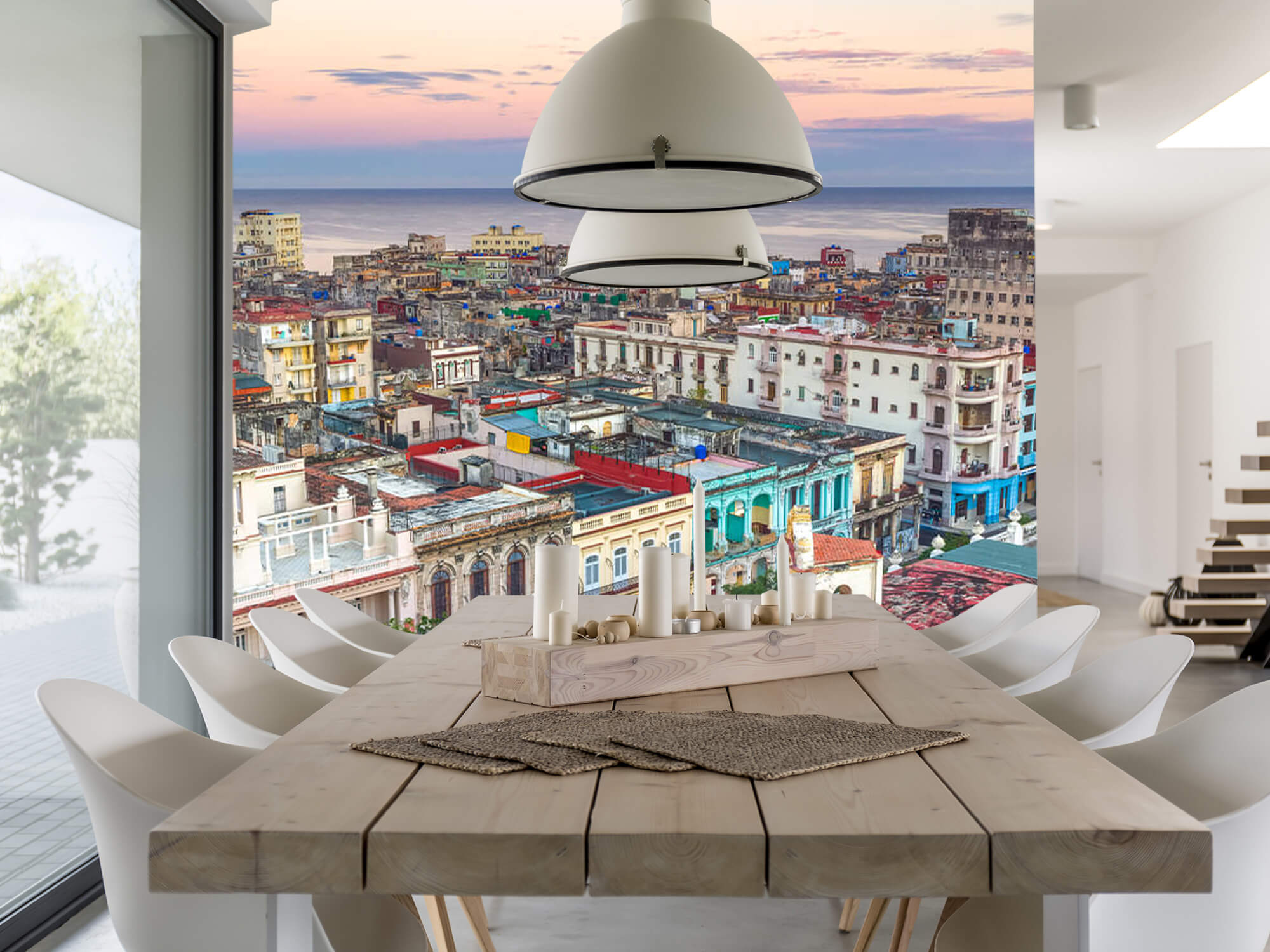 Papel pintado con La Habana desde arriba - Salón 2