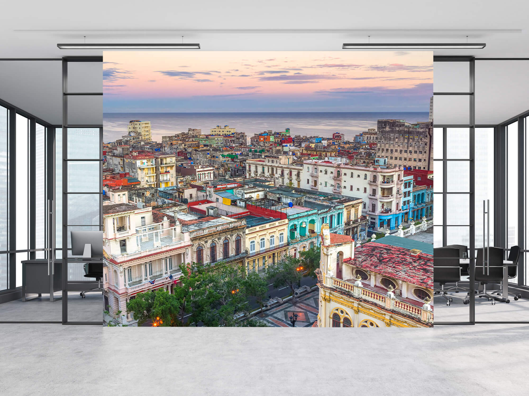  Papel pintado con La Habana desde arriba - Salón 9