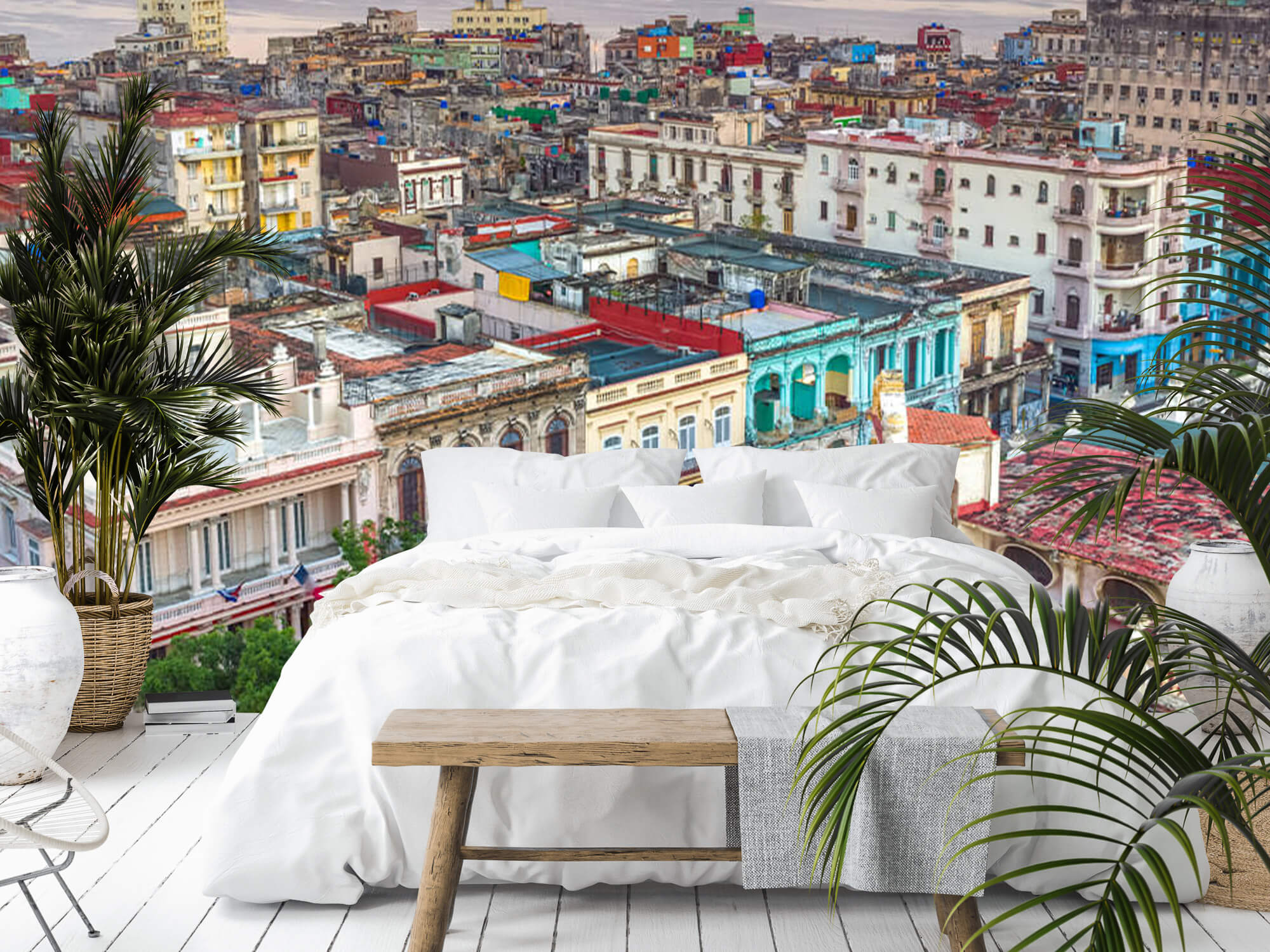  Papel pintado con La Habana desde arriba - Salón 3