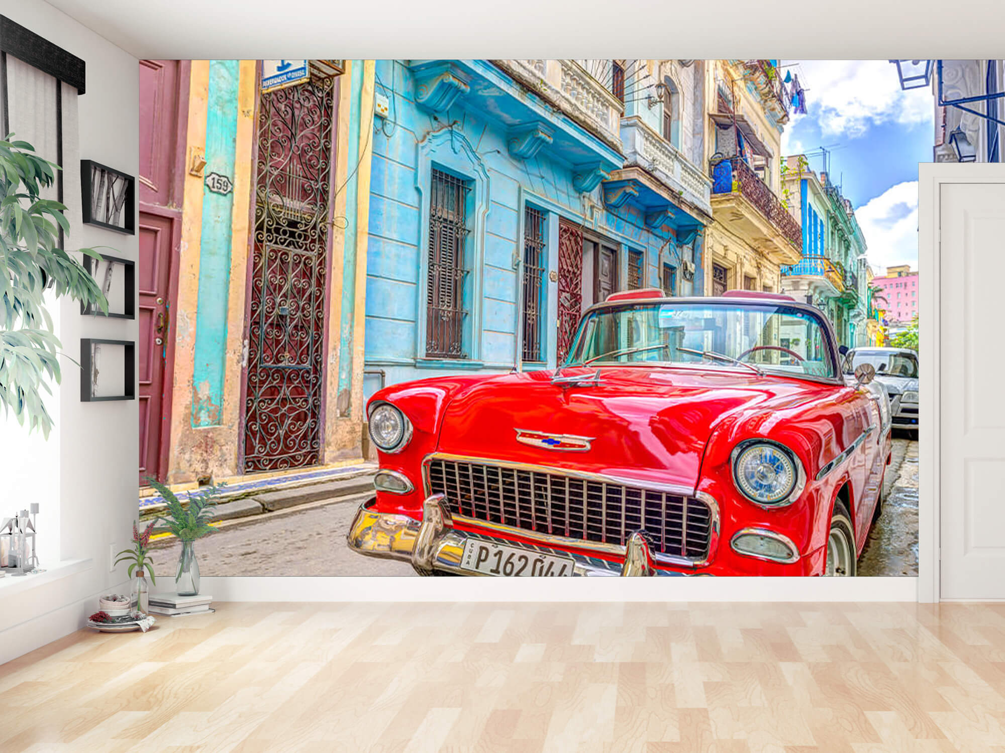  Papel pintado con Coche de época en La Habana - Sala de ocio 1