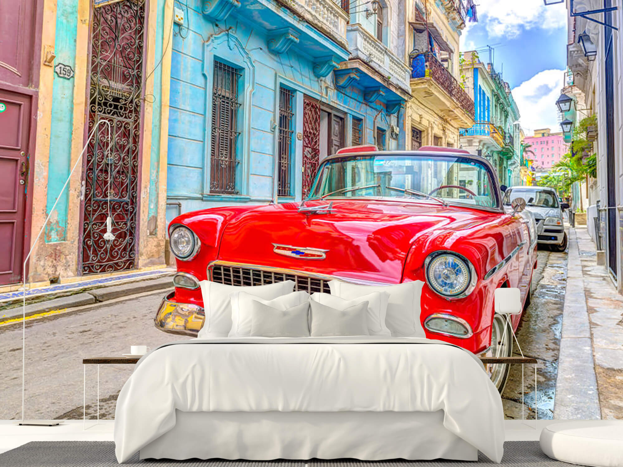  Papel pintado con Coche de época en La Habana - Sala de ocio 8