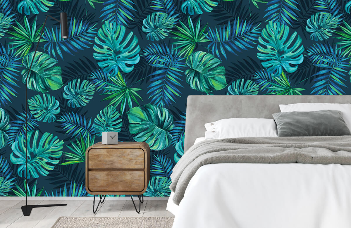 wallpaper Plantas tropicales de acuarela 4