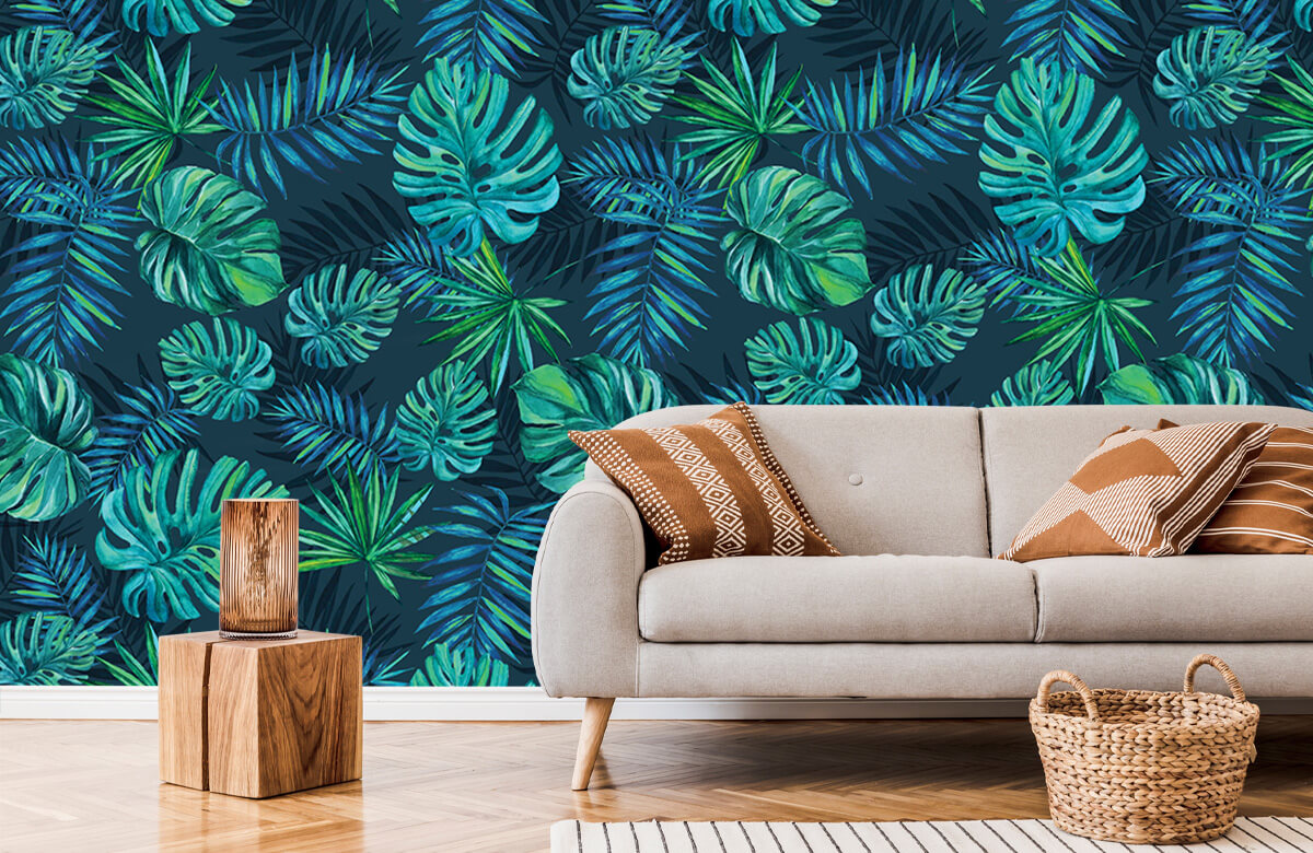 wallpaper Plantas tropicales de acuarela 6