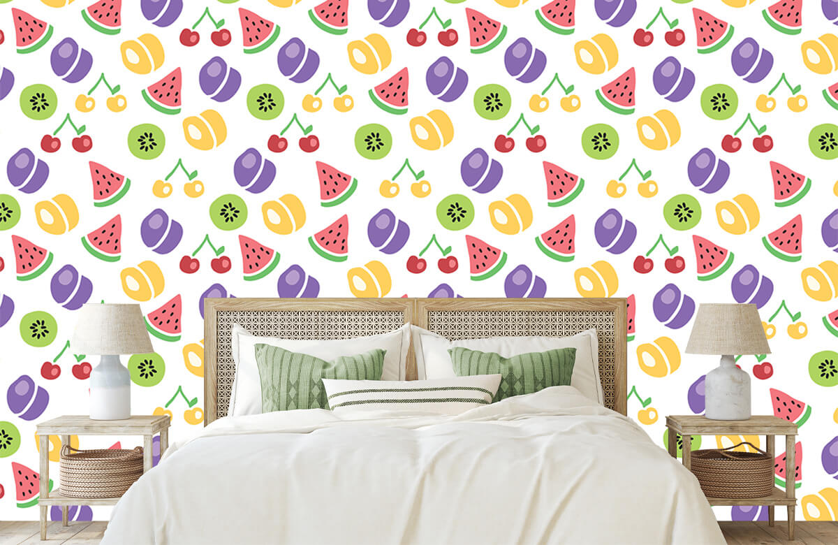 wallpaper Patrón de frutas 5