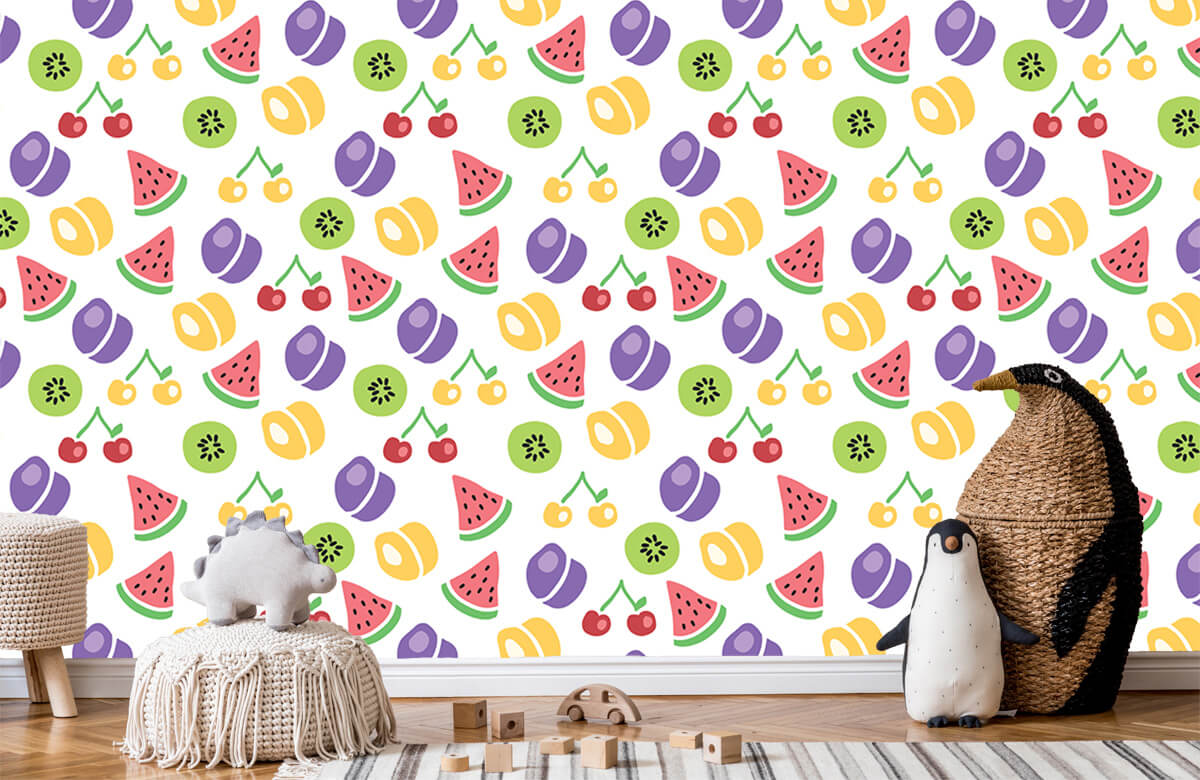 wallpaper Patrón de frutas 7