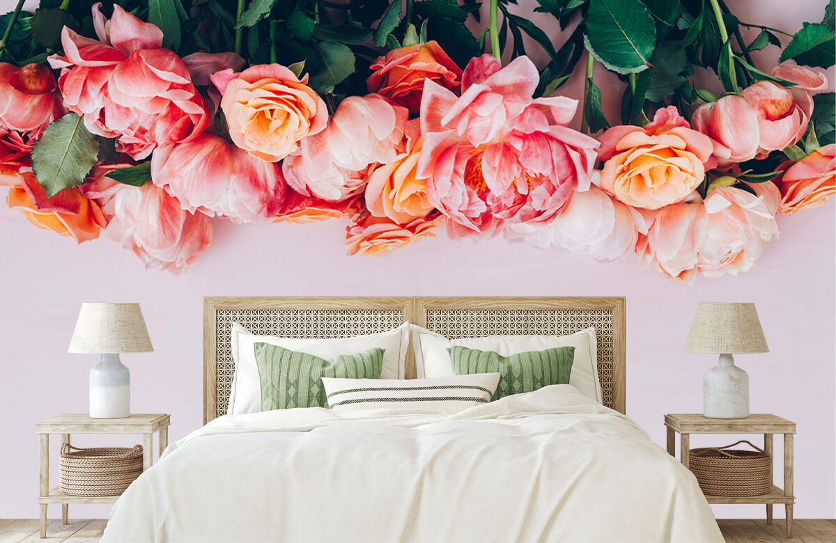 Wallpaper Rosas en diferentes tonos de rosa 4