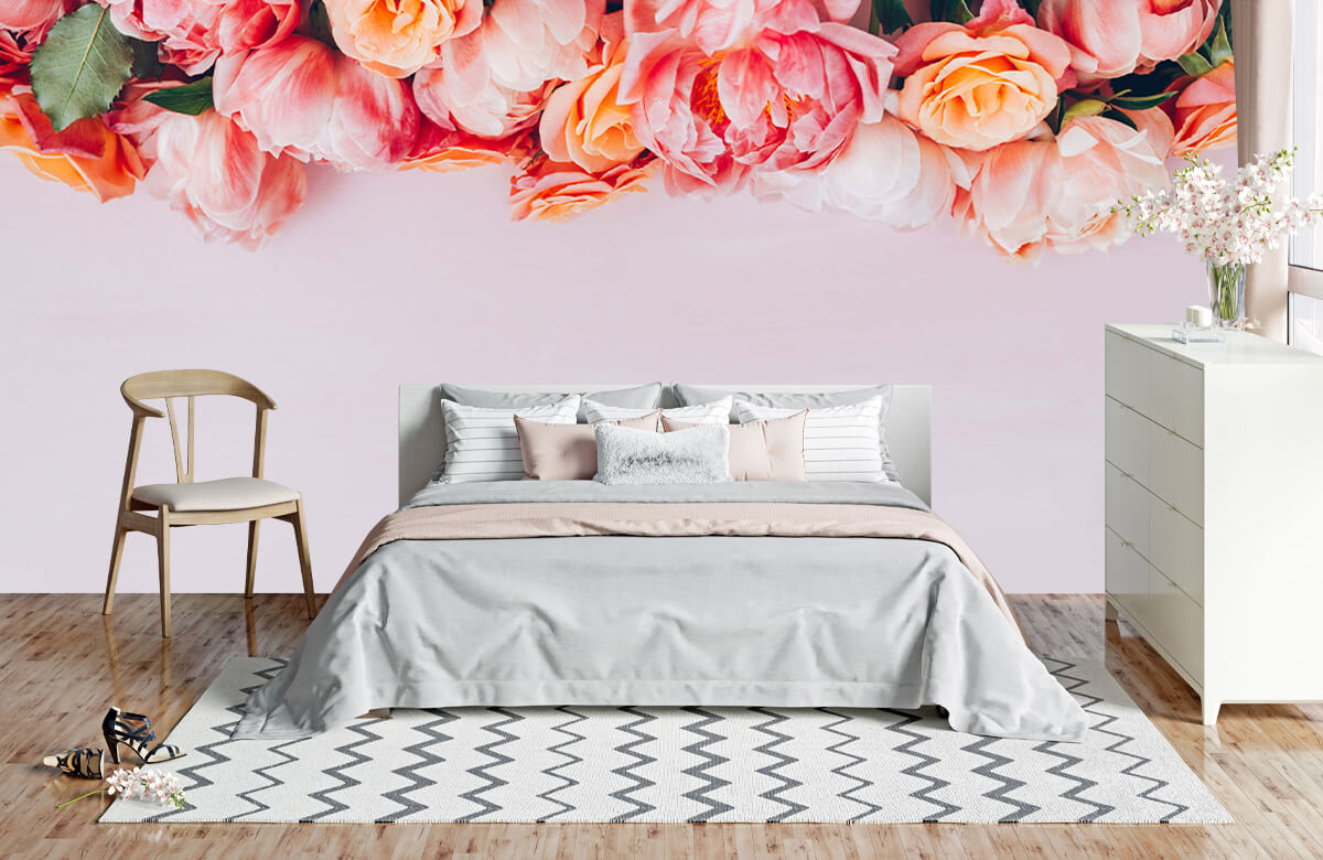 Wallpaper Rosas en diferentes tonos de rosa 5