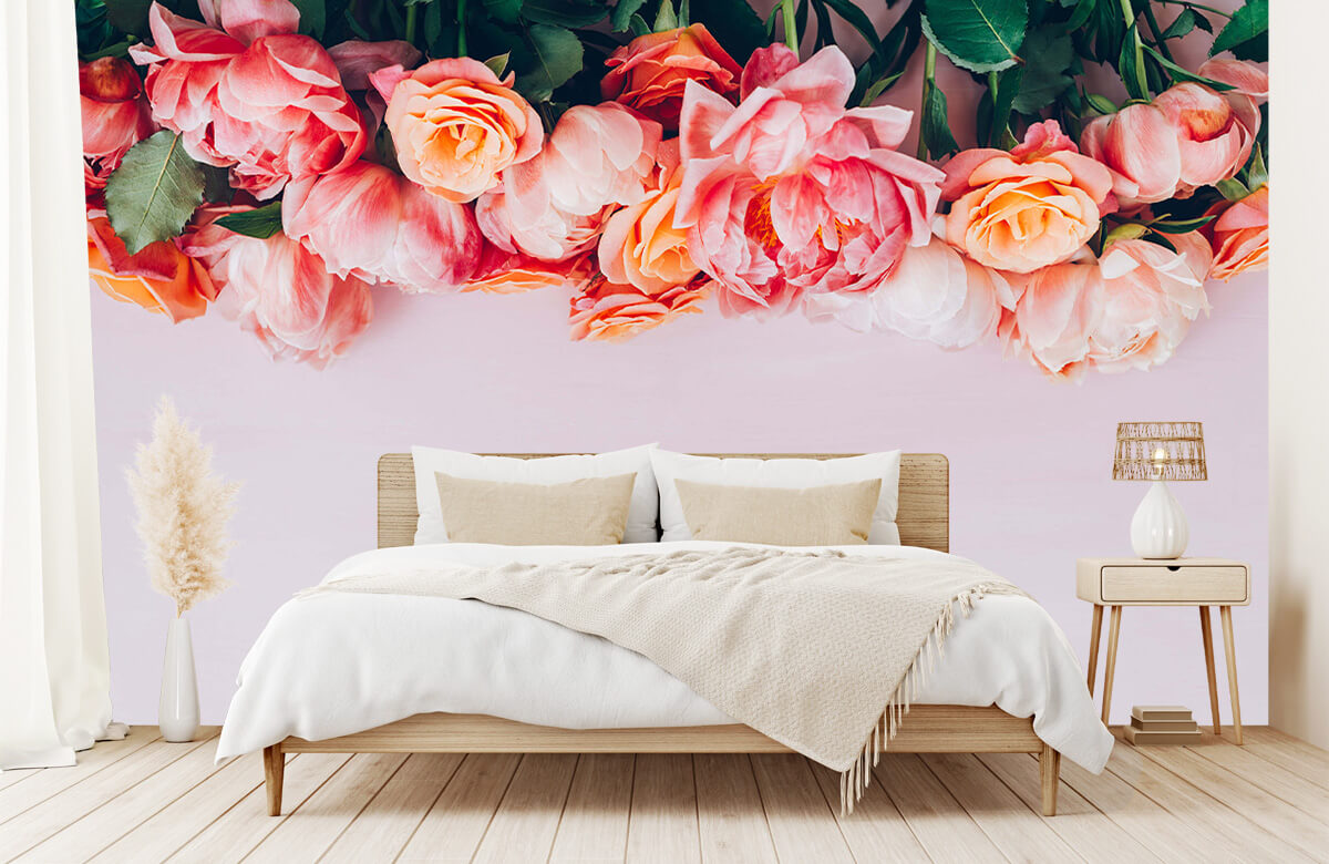 Wallpaper Rosas en diferentes tonos de rosa 10